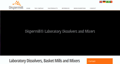 Desktop Screenshot of dispermill.com